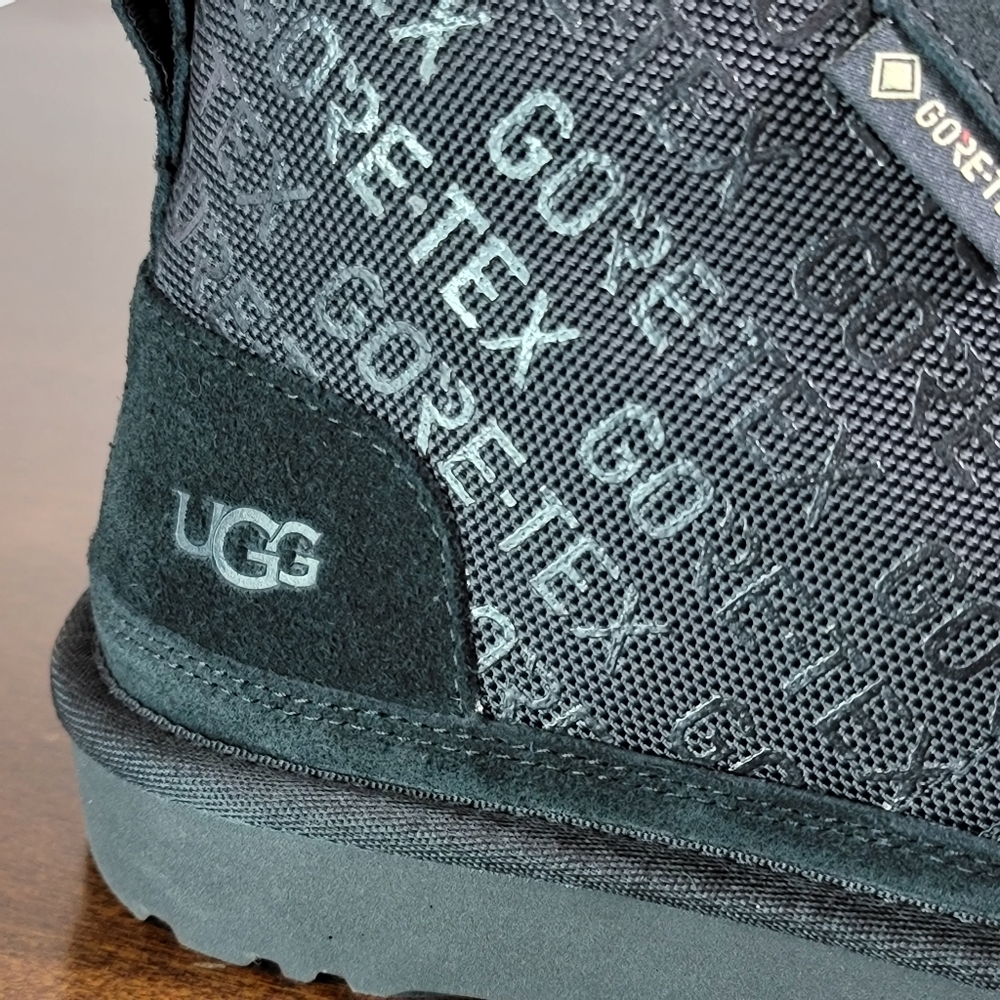 UGG Black Waterproof GORE-TEX Ankle Boots - Picture 6 of 14